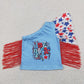 Sibling Baby Boys Girls Short Sleeves 4th of July Shirts Tops Clothes