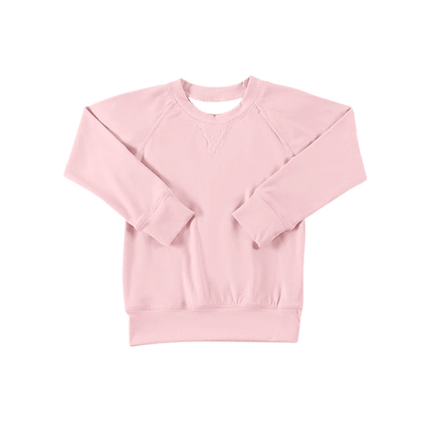 Preorder Baby Girl Toddler Pink Long Sleeves Yoga Shirt Shorts Athletic Clothes Set ( Moq 5 )