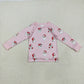 Baby Boy Girl Long Sleeves Santa Christmas Shirt Sibling Tops Clothes RTS