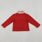 Sibling Baby Boys Girls Long Sleeves Camo Bows Santa Zipper Fleece Pullover Shirts Tops RTS