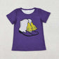 Sibling Baby Boys Girls Short Sleeves Shirts Tops Mardi Gras Clothes RTS
