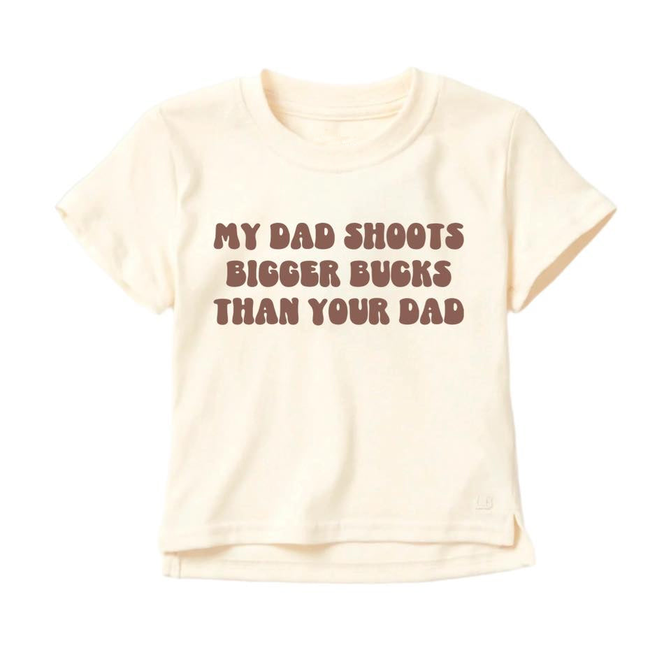 ( Moq 5 ) Preorder Baby Kids Toddler Short Sleeves Dad Shirt Tops