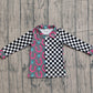 Baby Girls Kids Long Sleeves Checked Buttons Western Shirt Tops RTS