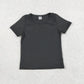Sibling Baby Girls Kids Short Sleeves Shirts Yoga Active Pullovers Clothes RTS