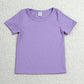Sibling Baby Girls Kids Short Sleeves Shirts Yoga Active Pullovers Clothes RTS