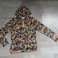 Adult Men Long Sleeves Hoodie Zipper Brown Camo Pullover Shirt RTS