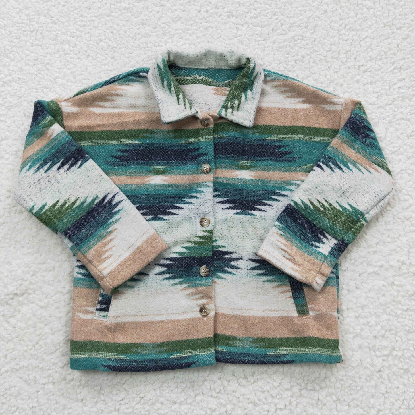 BT0251 Baby Kids Western Aztec Jacket Cardigan