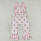 SR0101 Baby Girl Christmas Pink Santa Jumpsuit