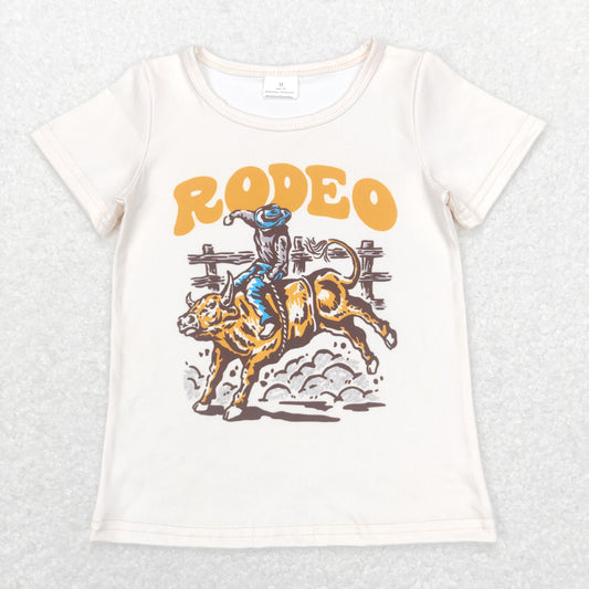 BT0515 Baby Boy Western Short Sleeves Rodeo Shirt