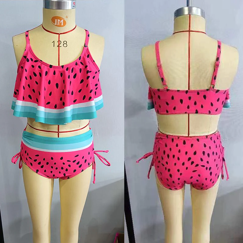 S0143 Baby Girl Watermelon Swimsuit Summer Bathing Suit Outfit