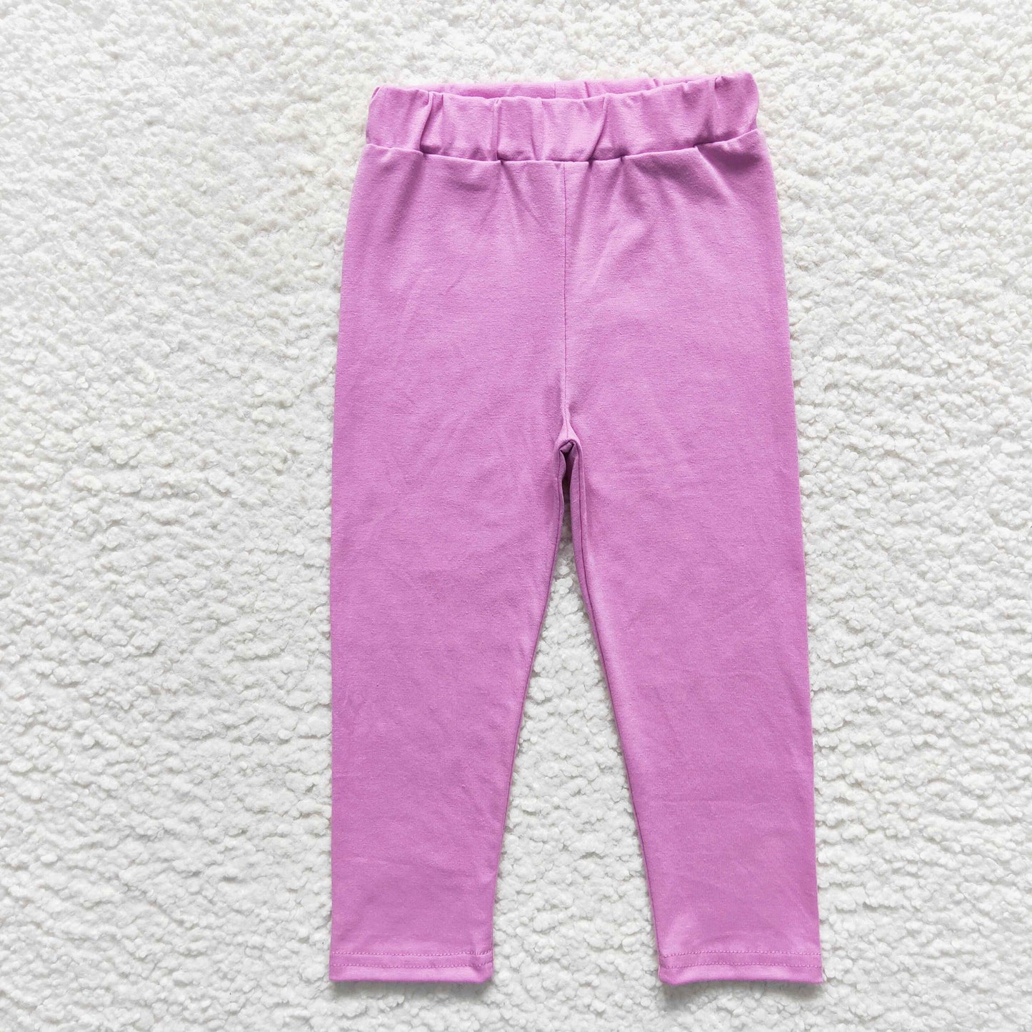 P0211 Baby Girl Purple Cotton Pants