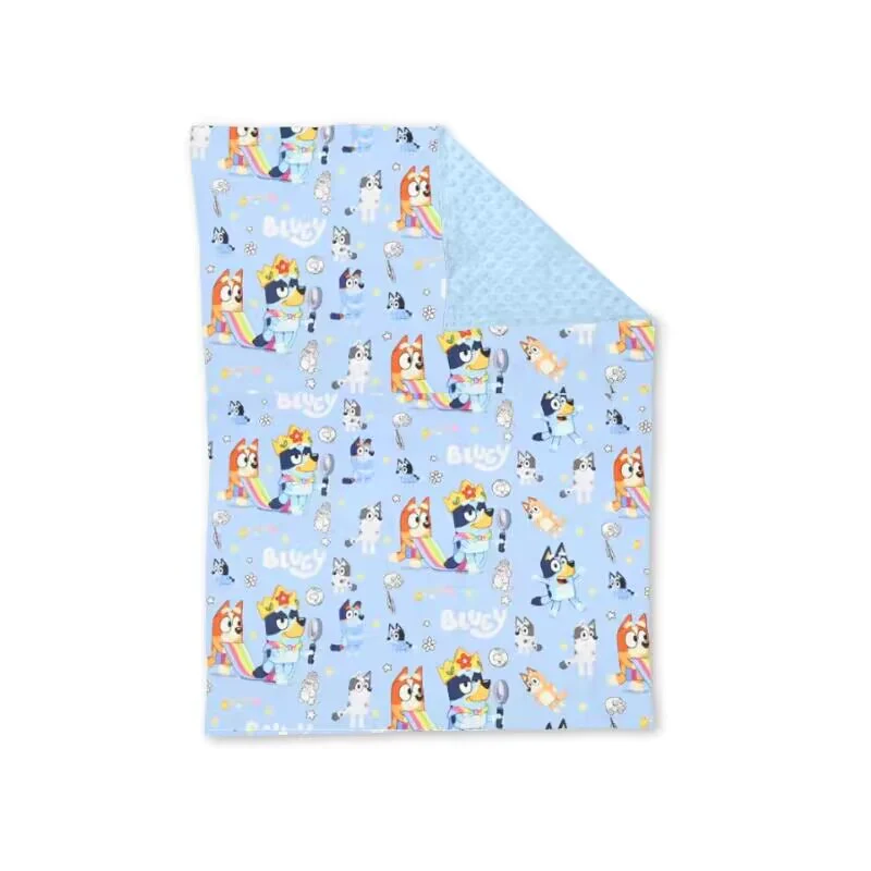 Pre-order baby Boy Blue Dogs Blue blanket