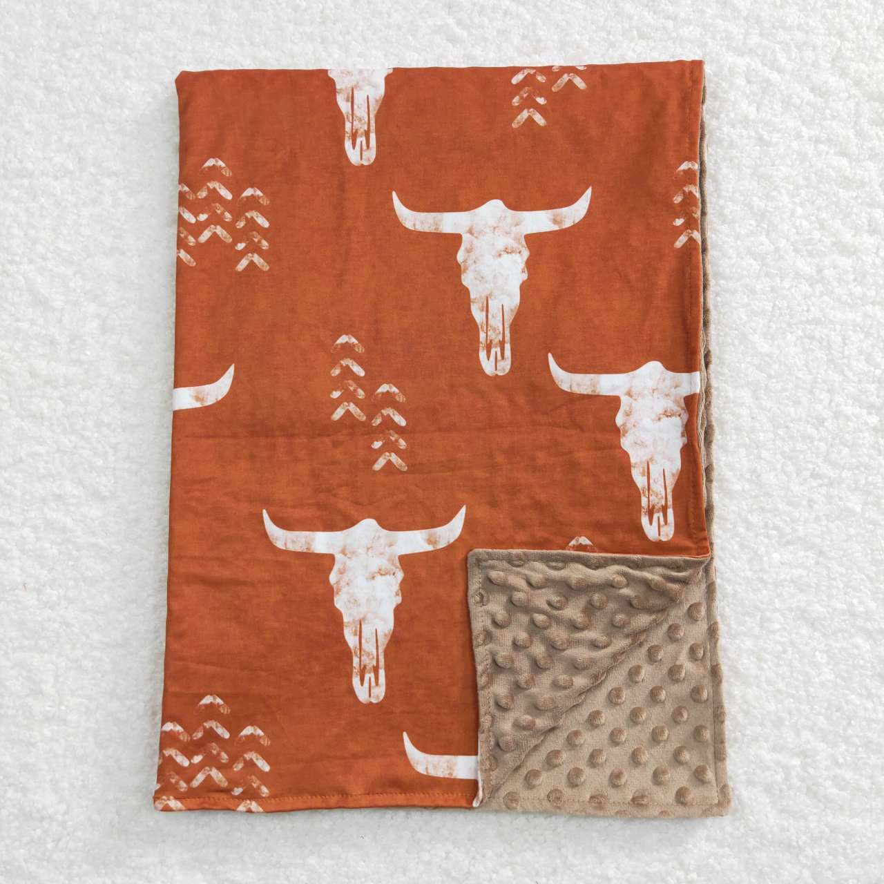 BL0070 Baby Kids Western Cow Blanket