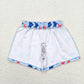 Baby Boy Stars Blue One Piece Swimsuits Trunks July 4th Swimwear