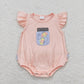 Baby Girl Embroidery Butterfly Bubble One Piece Romper