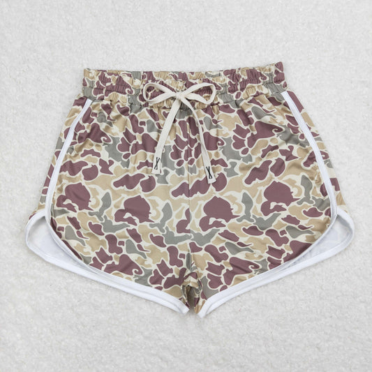 Adult Women Camo Summer Shorts