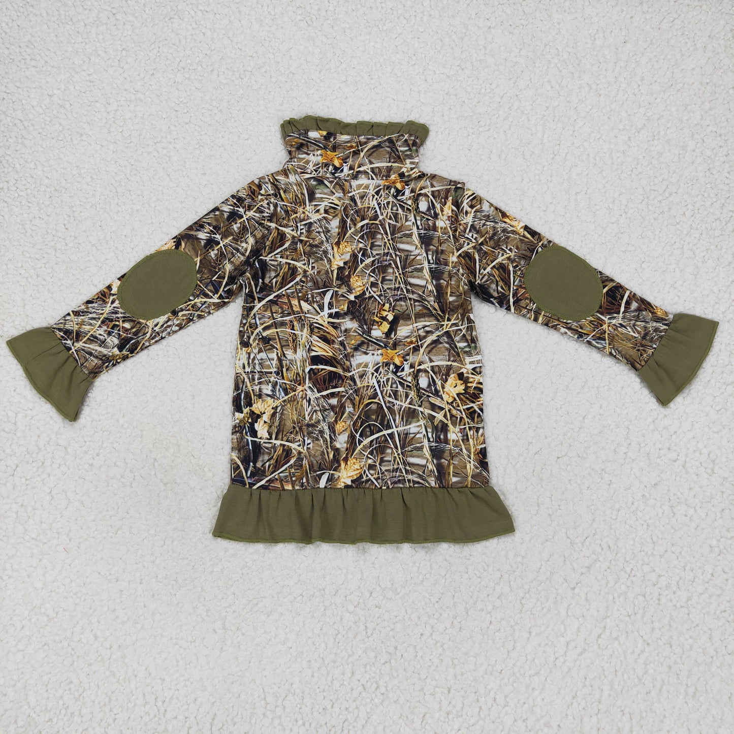 BT0332 Baby Boy Long Sleeves Camo Duck Hunting Shirt