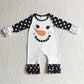 Baby Girl Christmas Snowman Sibling Romper Dress Clothes Set