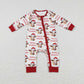 Sibling Baby Boys Girls Merry Christmas Hats Cows Farm Pant Pajamas Clothes Sets Rompers