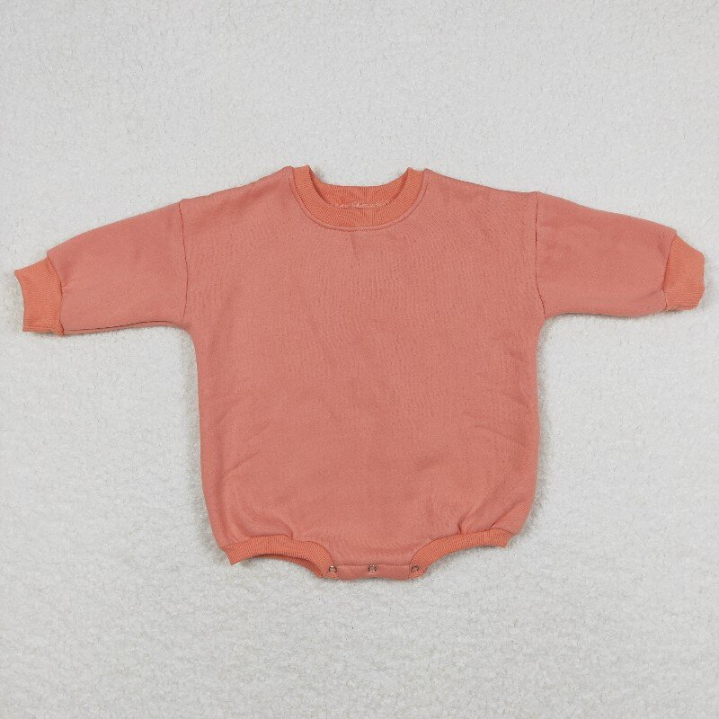 Sibling Baby Boys Girls Infant Long Sleeves Cotton Sweater Bubble Rompers RTS