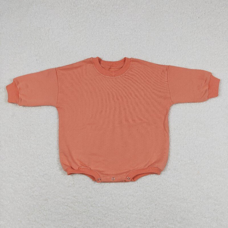 Sibling Baby Boys Girls Infant Long Sleeves Cotton Sweater Bubble Rompers RTS