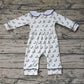 RTS Baby Kids Long Sleeves Ducks Pants Buttons Romper