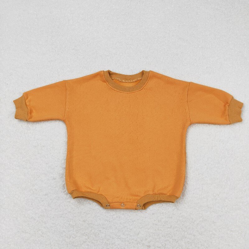 Sibling Baby Girls Infant Long Sleeves Cotton Sweater Bubble Rompers RTS