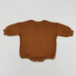 Sibling Baby Girls Infant Long Sleeves Cotton Sweater Bubble Rompers RTS