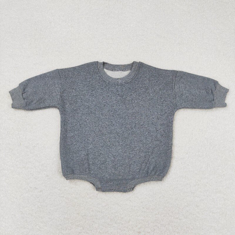 Sibling Baby Boys Girls Infant Long Sleeves Cotton Sweater Bubble Rompers RTS