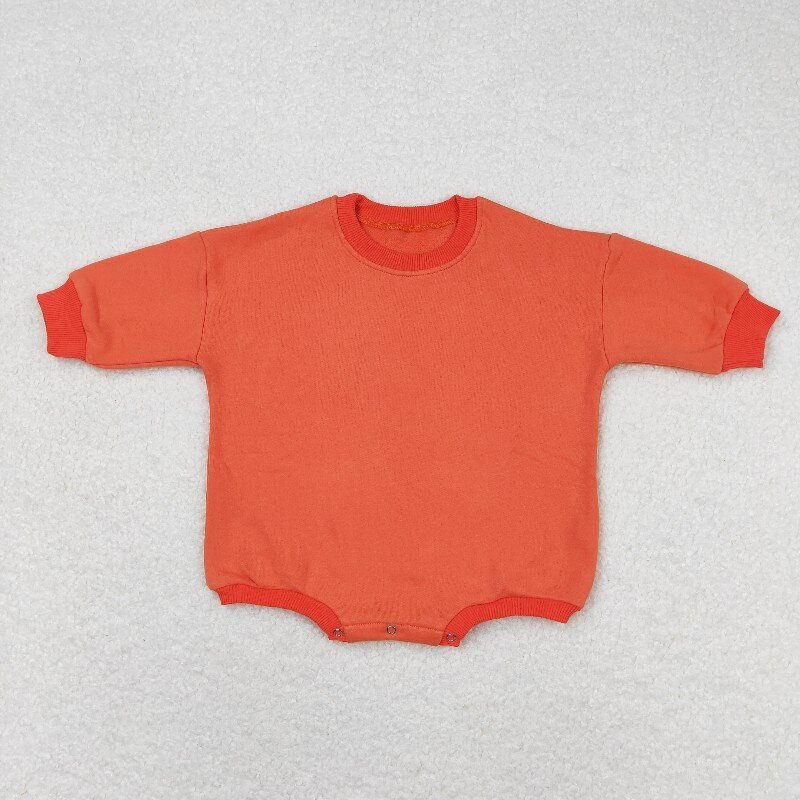 Sibling Baby Boys Girls Infant Long Sleeves Cotton Sweater Bubble Rompers RTS