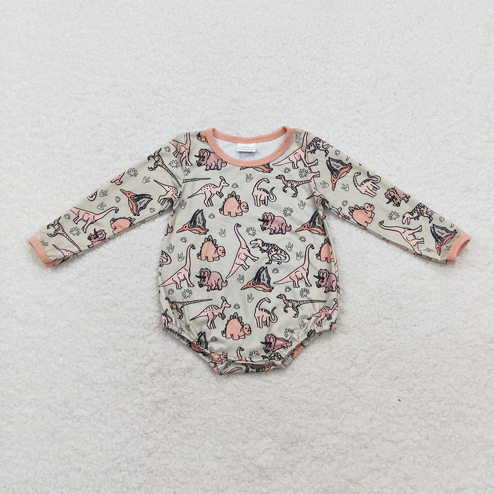 Baby Boy Hooded Dinosaurs Sibling Romper Shirt Tops