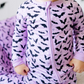 Baby Infant Girls Halloween Bats Zip Bamboo Sleepers Romper