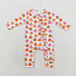 Baby Boy Girl Long Sleeves Pumpkins Zipper Sleeper Romper Sibling Fall Clothes RTS