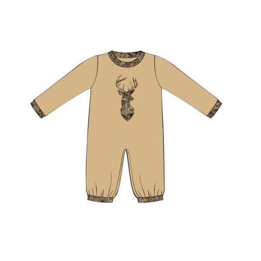 Pre-order Baby Boy Fall Camo Deer Romper