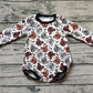 Baby Kids Halloween Long Sleeves Pumpkin Romper