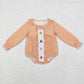 Baby Girl Thanksgiving Embroidery turkey Sibling Romper Clothes Set