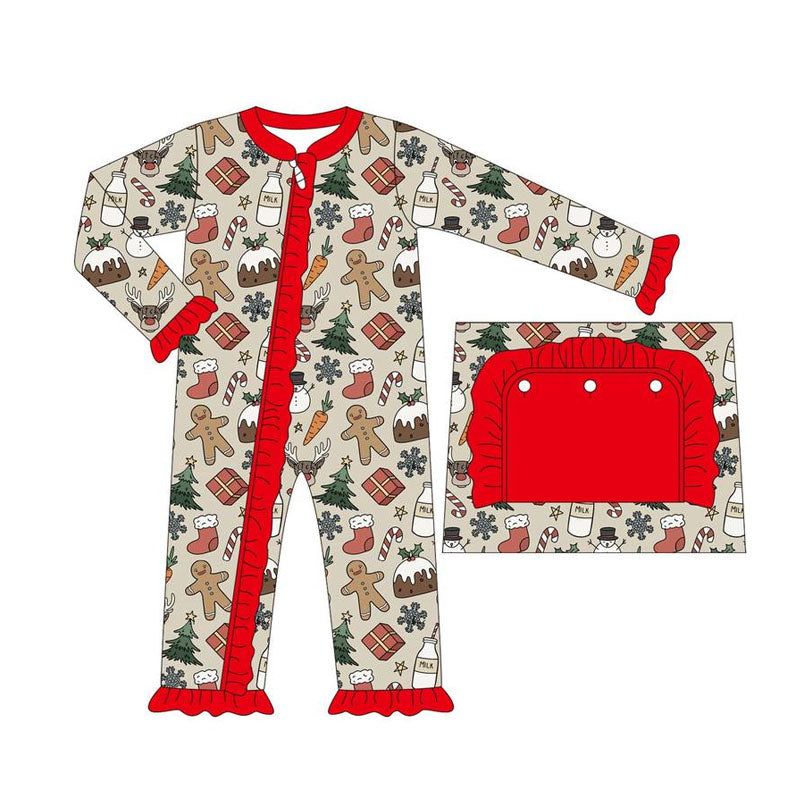 Pre-order Baby Girl Christmas Gifts Ruffle Romper