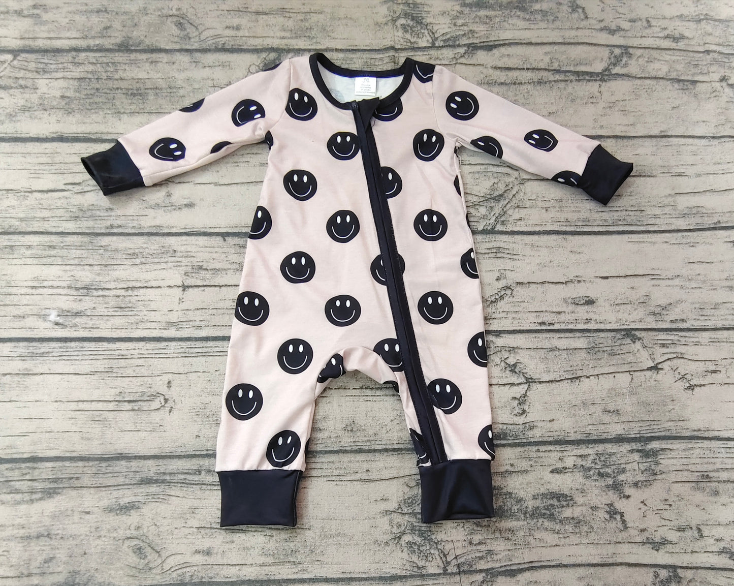 Baby Boy Fall Smile Long Sleeves Romper