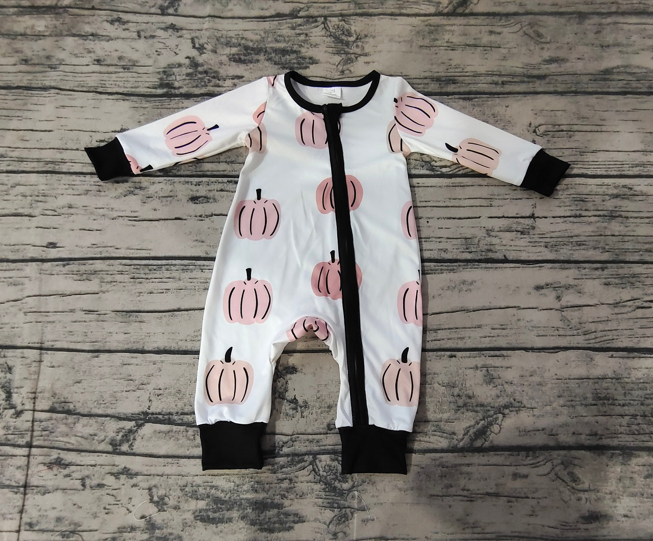 Baby Boy Long Sleeves Fall Pumpkins Long Sleeves Romper