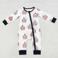 Baby Boy Girl Long Sleeves Pumpkins Zipper Sleeper Romper Sibling Fall Clothes RTS