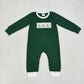 Baby Boy Long Sleeves Dogs Ducks Embroidery Sibling Hunting Romper Clothes RTS