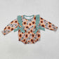 Baby Girl Long Sleeves Sunflower Sibling Sister Romper Clothes Set