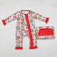 Baby Boy Girl Adult Christmas Gingerbread Sibling Family Romper Dress Set