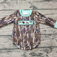 Baby Boy Deer Ducks Long Sleeves Camo Bubble Romper