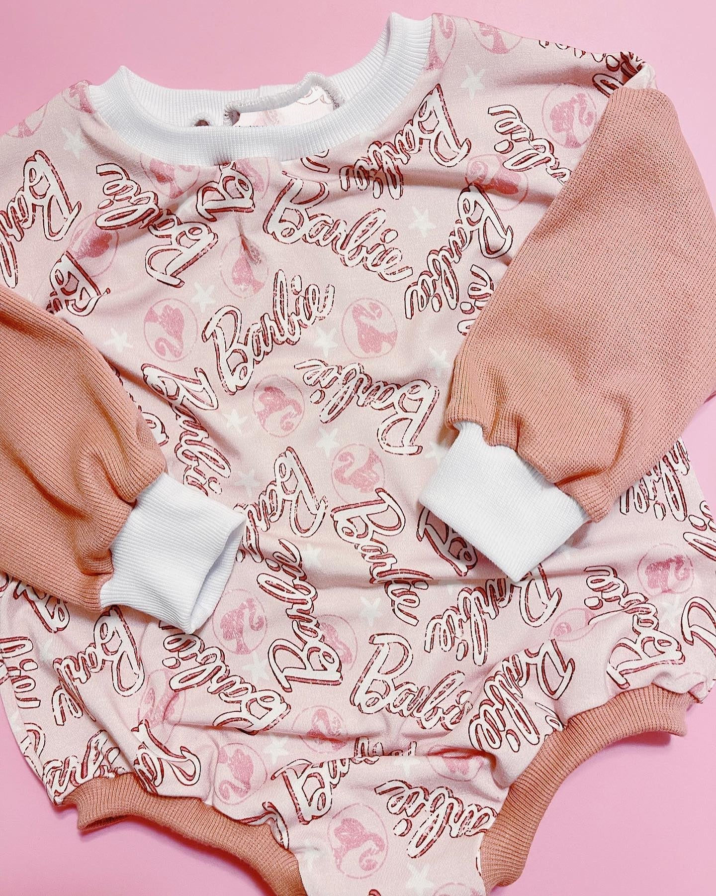 Pre-order Baby Girl Long Sleeves Doll Bubble Romper