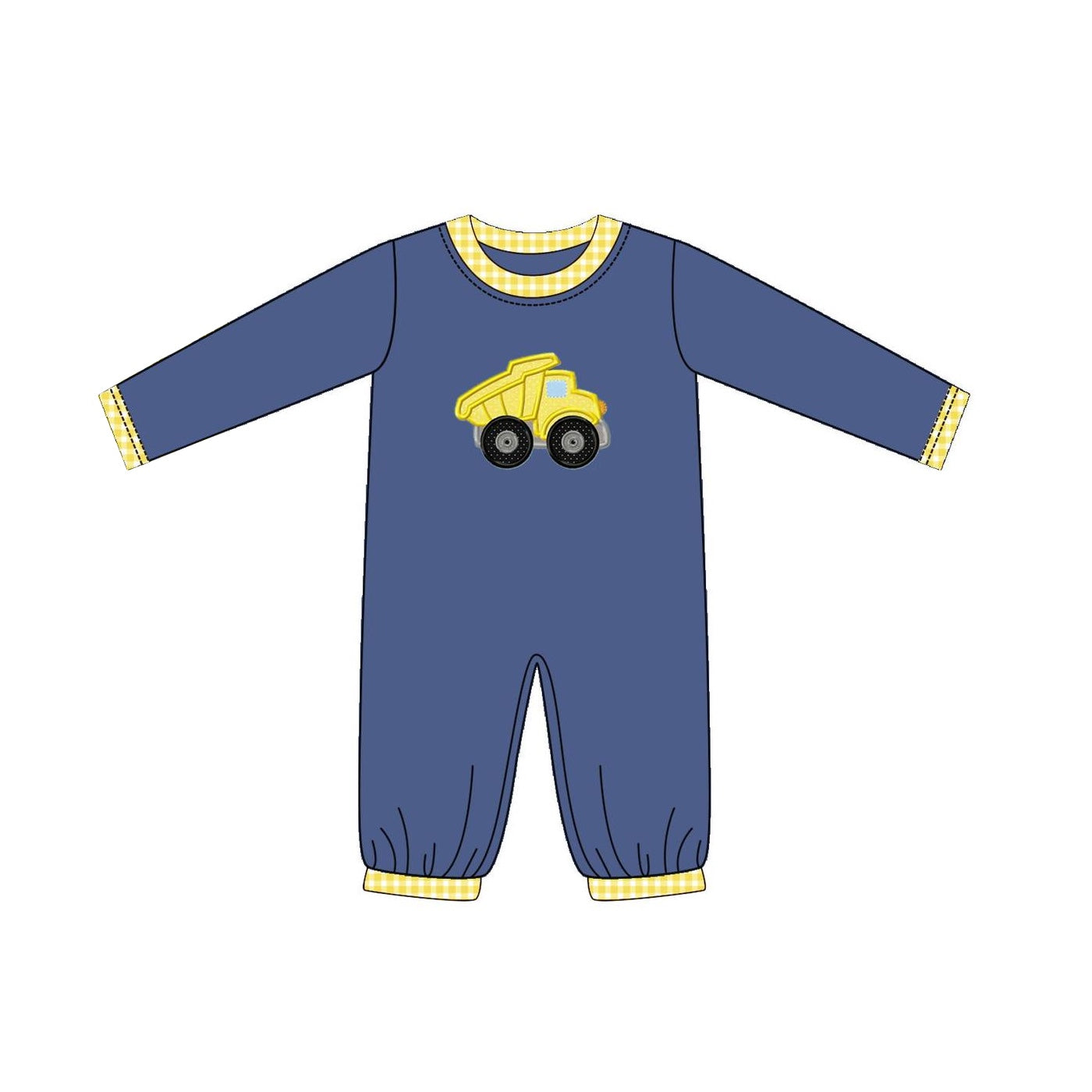Pre-order Baby Boy Infant Truck Long Sleeves Romper