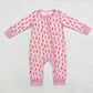 Mommy and Me Baby Girl Western Boots Fur Sibling Family Pink Romper Pajamas Set