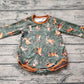 Baby Boy Long Sleeves Infant Deer Bubble Romper