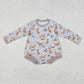 Sibling Baby Kids Toddler Long Sleeves Dogs Ducks Deer Hunting Bubble Rompers