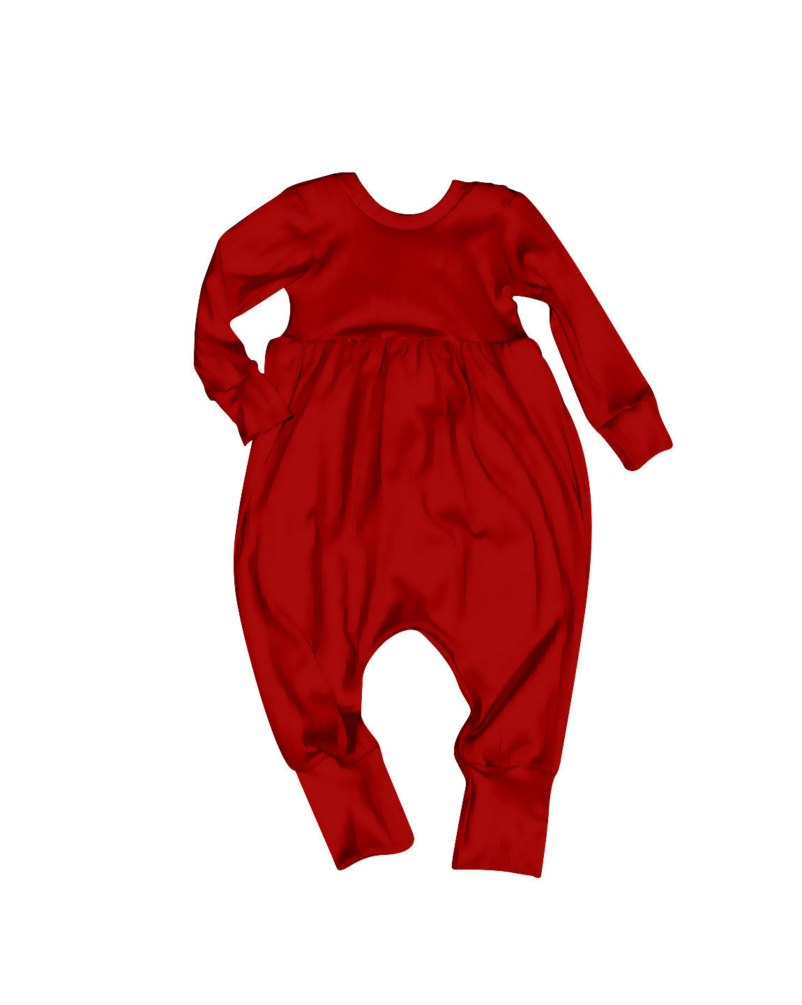 Pre-order Baby Girl Infant Long Sleeves Valentines Red Cotton Romper